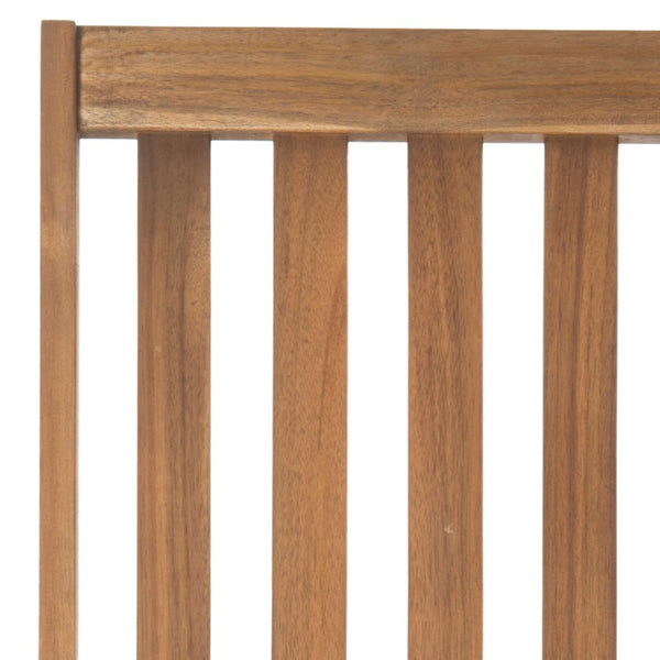 Safavieh CLAYTON Rocking Chair - Timeless Comfort Meets Modern Style for Your Outdoor Living Space Natural PAT7003A