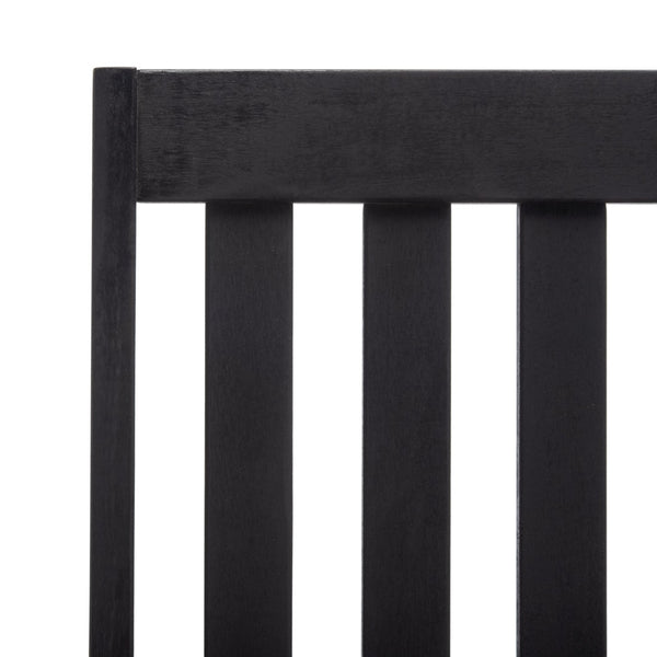 Safavieh CLAYTON Rocking Chair - Timeless Comfort Meets Modern Style for Your Outdoor Living Space Black PAT7003D