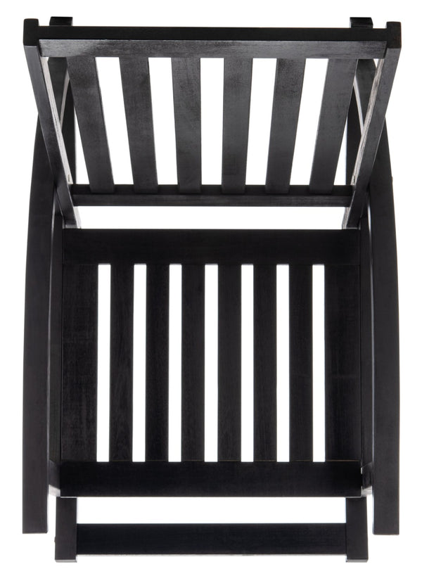 Safavieh CLAYTON Rocking Chair - Timeless Comfort Meets Modern Style for Your Outdoor Living Space Black PAT7003D