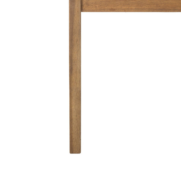 Safavieh ROCKLIN 4-Piece Outdoor Set - Stylish Acacia Wood Frame with Cozy All-Weather Cushions & Pillows Natural / Ylw + Solid P PAT7007D