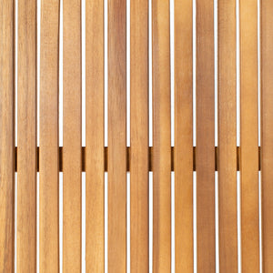 Safavieh ROCKLIN 4-Piece Outdoor Set - Stylish Acacia Wood Frame with Cozy All-Weather Cushions & Pillows Natural / Nvy + Trellis P PAT7007J