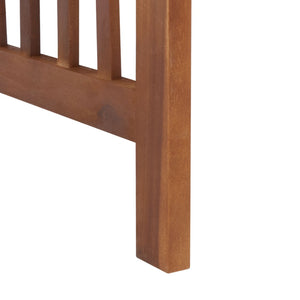 Safavieh ROCKLIN 4-Piece Outdoor Set - Stylish Acacia Wood Frame with Cozy All-Weather Cushions & Pillows Natural / Black PAT7007X