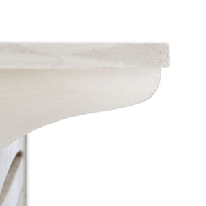 Safavieh MONTEREY Bar Table - Eco-Friendly Acacia Wood for Stylish Outdoor Gatherings and Entertaining White PAT7011C