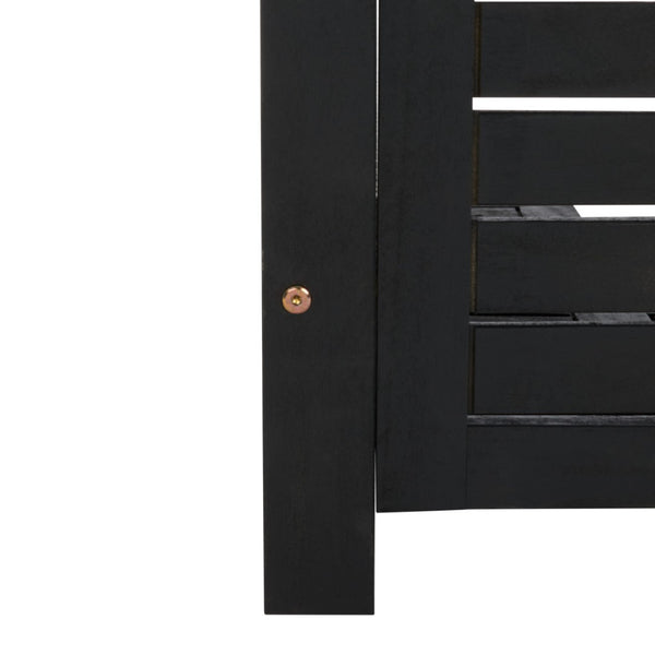 Safavieh MONTEREY Bar Table - Eco-Friendly Acacia Wood for Stylish Outdoor Gatherings and Entertaining Black PAT7011D