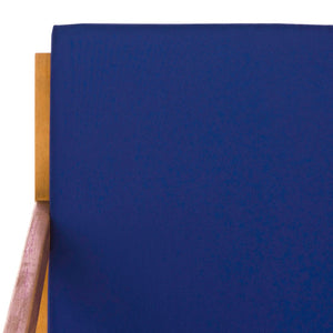 Safavieh VERNON Rocking Chair - Timeless Outdoor Comfort with Handcrafted Design and Eco-Friendly Eucalyptus Wood Natural / Navy PAT7013C