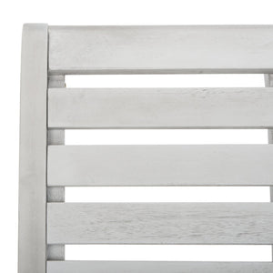 Safavieh SONORA Outdoor Rocking Chair – Elegant Eucalyptus Design for Relaxation on Your Porch or Patio Grey PAT7016A