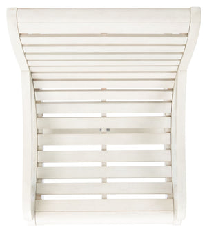 Safavieh SONORA Outdoor Rocking Chair – Elegant Eucalyptus Design for Relaxation on Your Porch or Patio White PAT7016C