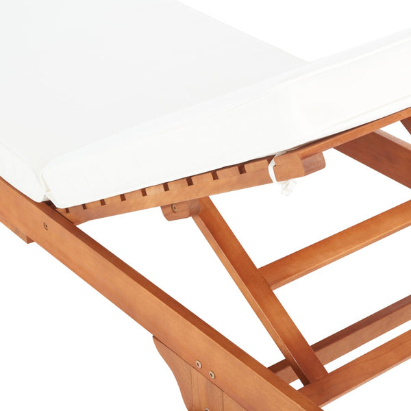 Safavieh NEWPORT Lounge Chair – Elegant Outdoor Seating with Classic Design, Comfortable Cushion & Table Natural / Beige PAT7022C