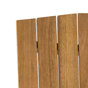 Safavieh Breetel Adirondack Chairs - Set Of 2 For Outdoor Relaxation And Comfort In Any Setting Natural Wood Pat7034a