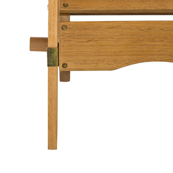 Safavieh Breetel Adirondack Chairs - Set Of 2 For Outdoor Relaxation And Comfort In Any Setting Natural Wood Pat7034a