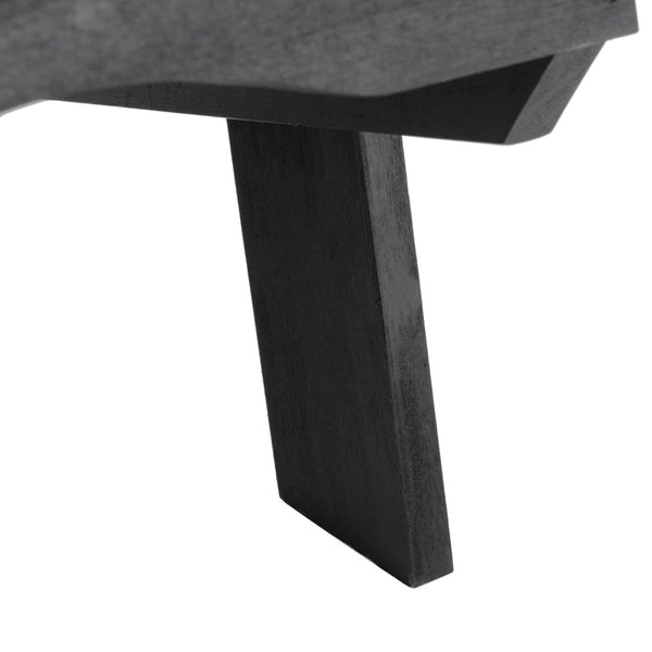 Safavieh BREETEL Adirondack Chairs Set for Two – Durable Eucalyptus Wood for Stylish Outdoor Comfort Black PAT7034D-SET2