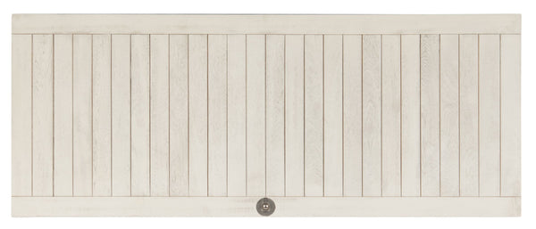Safavieh ABRI Cushion Box - Elegant Eucalyptus Storage for Outdoor Essentials, Stylish and Durable Design White PAT7037C