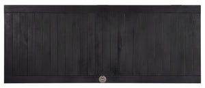 Safavieh ABRI Cushion Box - Elegant Eucalyptus Storage for Outdoor Essentials, Stylish and Durable Design Black PAT7037D