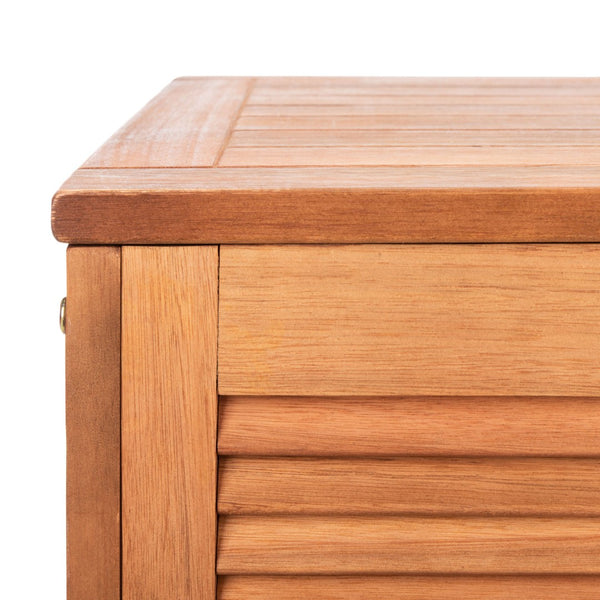 Safavieh ELINA Cushion Box - Elegant Outdoor Storage Solution for Cushions and Accessories, Stylish Design Natural PAT7038A