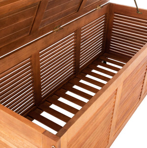 Safavieh ELINA Cushion Box - Elegant Outdoor Storage Solution for Cushions and Accessories, Stylish Design Natural PAT7038A