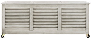 Safavieh ELINA Cushion Box - Elegant Outdoor Storage Solution for Cushions and Accessories, Stylish Design Grey PAT7038B