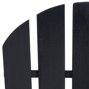 Safavieh Brizio Adirondack Rocking Chair - Classic Eucalyptus Wood Design For Ultimate Outdoor Relaxation Black Wood Pat7042d