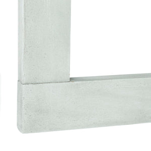 Safavieh OWENS Balcony Hanging Half Table – Stylish Space-Saving Surface for Drinks and Decor Outdoors Grey PAT7045B