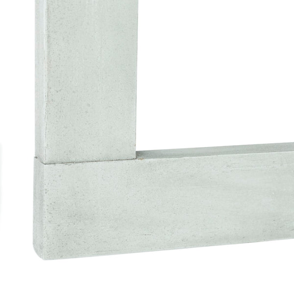 Safavieh OWENS Balcony Hanging Half Table – Stylish Space-Saving Surface for Drinks and Decor Outdoors Grey PAT7045B