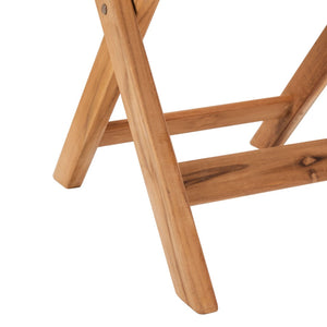 Safavieh WALTEN Flower Shelf Bistro Set – 3-Piece Outdoor Furniture with Teak & Eucalyptus for Cozy Spaces PAT7046A