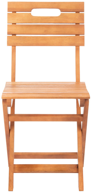 Safavieh BLISON Eucalyptus Folding Chairs – Stylish Natural Wood Design for Outdoor Dining & Entertaining PAT7057A-SET2