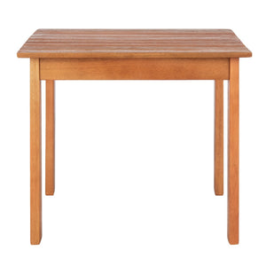 Safavieh RANDOR Outdoor Eucalyptus End Table - Elegant Natural Finish for Patios, Decks & Poolside Relaxation PAT7059A