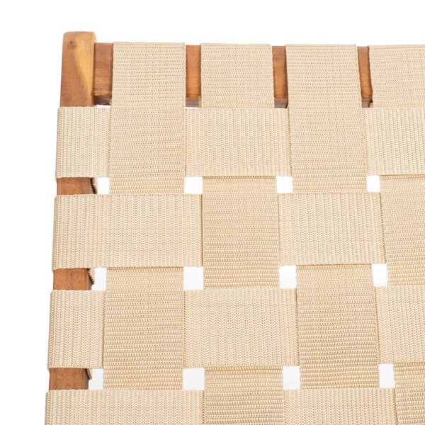 Safavieh DARRYL Living Set - Stylish Acacia Wood Outdoor Ensemble for Comfortable Patio Relaxation & Enjoyment Natural / Natural PAT7078A
