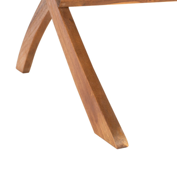 Safavieh DARRYL Living Set - Stylish Acacia Wood Outdoor Ensemble for Comfortable Patio Relaxation & Enjoyment Natural / Natural PAT7078A