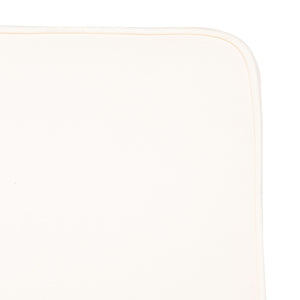 Safavieh NUCA Elegant Sunlounger - Natural Acacia Wood Frame with Plush White Cushion for Ultimate Comfort PAT7084A