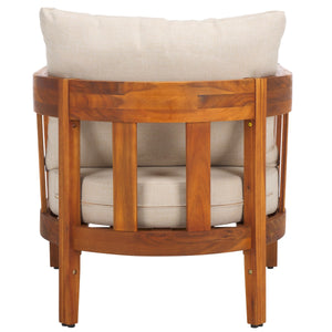 Safavieh Owen Chair Set Of 2 - Set of 2 Natural / Taupe PAT7085A-SET2