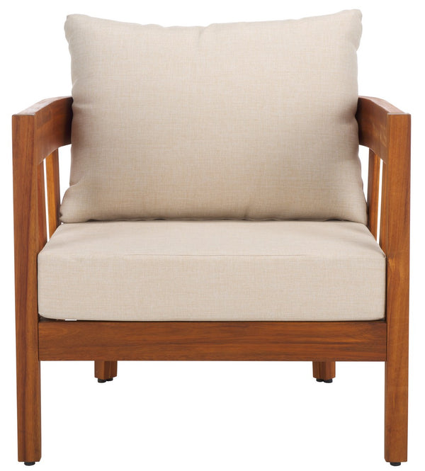 Safavieh Owen Chair Set Of 2 - Set of 2 Natural / Taupe PAT7085A-SET2