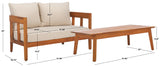 Safavieh Owen Bench + Table Natural / Taupe PAT7086A