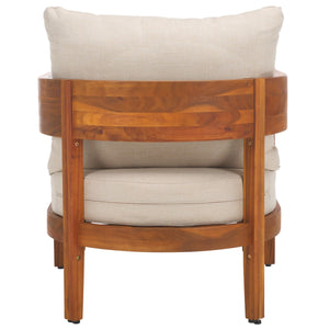 Safavieh Theo Chair Set Of 2 - Set of 2 Natural / Taupe PAT7087A-SET2