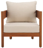 Theo Chair Set of 2 Outdoor - Elegant Taupe Cushions & Sturdy Acacia Wood for Ultimate Comfort