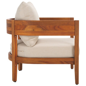 Safavieh Theo Chair Set Of 2 - Set of 2 Natural / Taupe PAT7087A-SET2