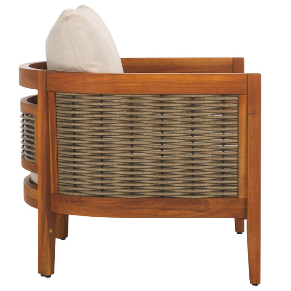 Safavieh Amanda Chair Set Of 2 - Set of 2 Natural / Taupe PAT7089A-SET2