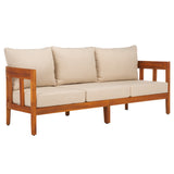 Safavieh Owen 3 Seater Sofa Natural / Taupe PAT7091A