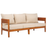 Safavieh Theo 3 Seater Sofa Natural / Taupe PAT7092A