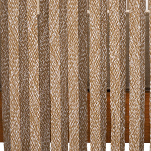 Safavieh ROYA 4 PC Outdoor Living Set - Natural Acacia Wood with Plush Taupe Cushions for Stylish Comfort PAT7095A