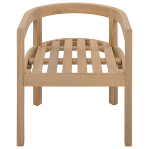 Safavieh Kento Upholstered Dining Chair Set of 2 with Oak Legs and Ivory Cushioned Seat Oak/Ivory PAT7096B-SET2