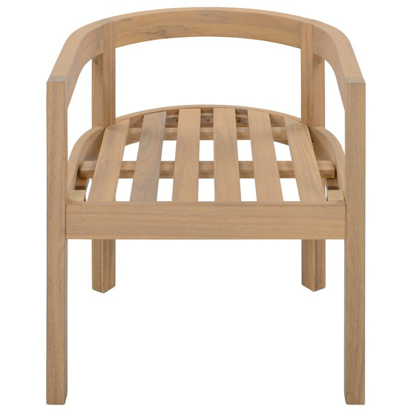 Safavieh Kento Upholstered Dining Chair Set of 2 with Oak Legs and Ivory Cushioned Seat Oak/Ivory PAT7096B-SET2