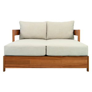 Safavieh Kento Daybed - Elegant Natural & Taupe Outdoor Sanctuary For Ultimate Relaxation & Style Natural ,Taupe Wood,Fabric,Foam Pat7100a