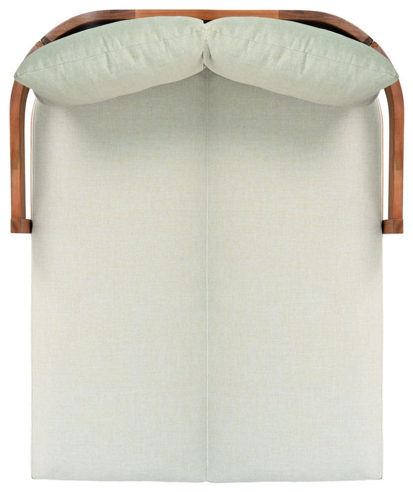 Safavieh Kento Daybed - Elegant Natural & Taupe Outdoor Sanctuary For Ultimate Relaxation & Style Natural ,Taupe Wood,Fabric,Foam Pat7100a