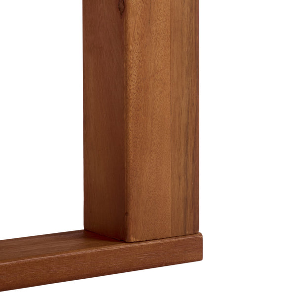 Safavieh Sophie Lounger - Elegant Outdoor Retreat With Durable Eucalyptus Frame And Soft Foam Cushioning Natural ,Baby Blue Stripe Eucalyptus,Fabric,Foam Pat7101u