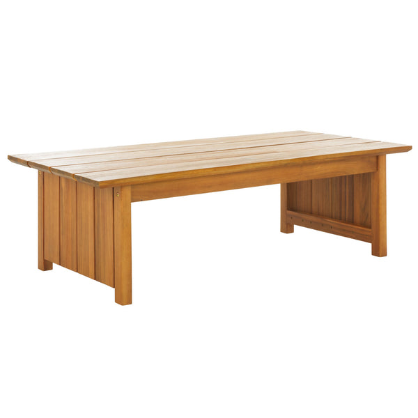 Safavieh Kento Coffee Table – Natural Elegance In Wood, Versatile Centerpiece For Timeless Living Room Style Natural Wood Pat7102a