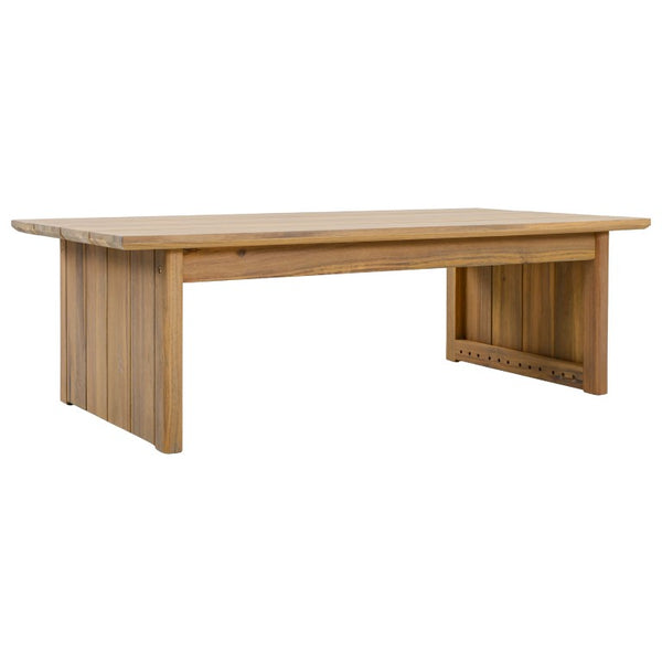 Safavieh Kento Low Profile Oak Finish Rectangular Coffee Table for Modern Living Rooms PAT7102B