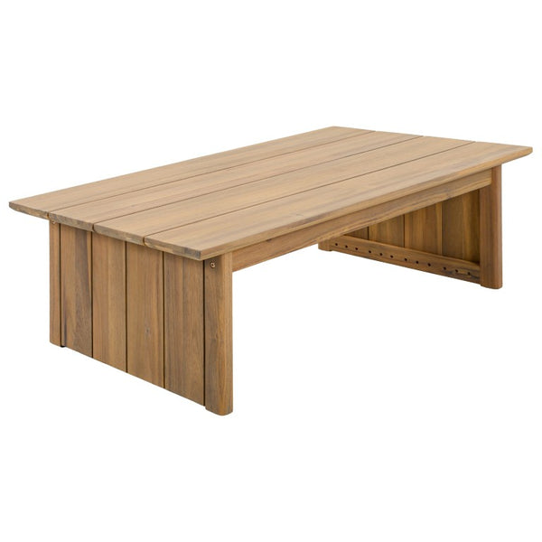 Safavieh Kento Low Profile Oak Finish Rectangular Coffee Table for Modern Living Rooms PAT7102B