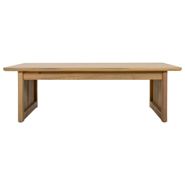 Safavieh Kento Low Profile Oak Finish Rectangular Coffee Table for Modern Living Rooms PAT7102B