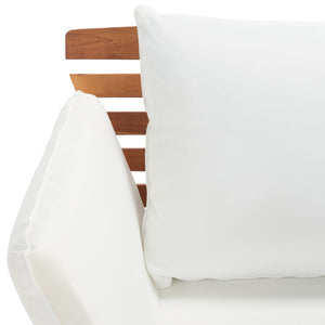 Safavieh EMELY Outdoor Daybed - Stylish Convertible Lounger with Weather-Resistant Cushions for Patios Natural / Beige PAT7300A