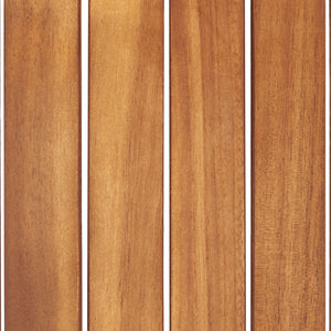 Safavieh Endelia Outdoor Living Set XII23 Natural Wood/Light Grey Cushion Galvanized Steel PAT7309E-2BX